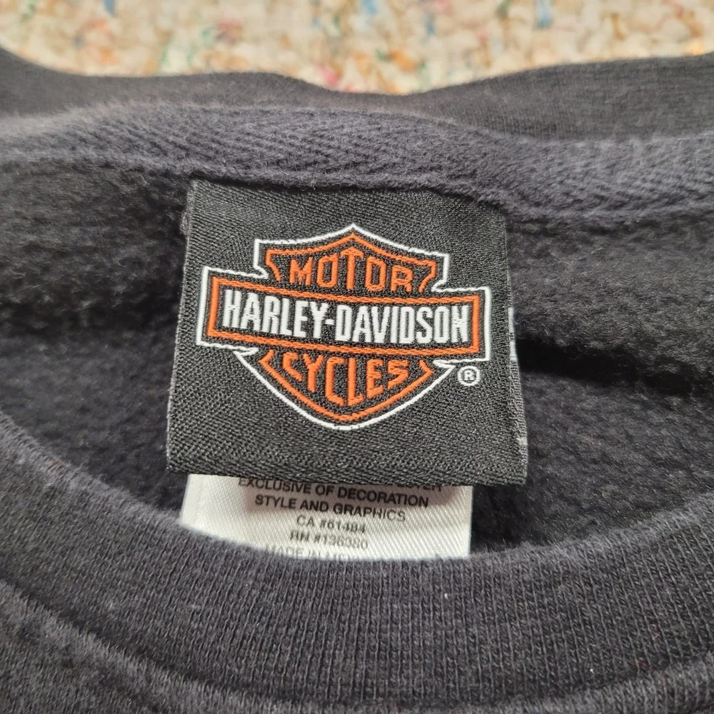 Harley Davidson Sweatshirt Mens 3XL Black Legendary Biker El Paso Texas Pullover